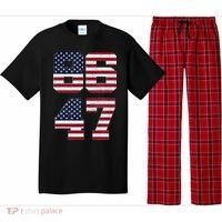 8647 Subtle Anti Funy 86 47 Retro America Flag Pajama Set thumb 0