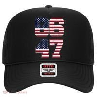 8647 Subtle Anti Funy 86 47 Retro America Flag Hat thumb 0