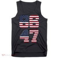 8647 Subtle Anti Funy 86 47 Retro America Flag Tank Top thumb 0