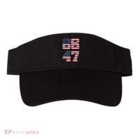 8647 Subtle Anti Funy 86 47 Retro America Flag Visor thumb 0