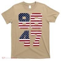 8647 Subtle Anti Funy 86 47 Retro America Flag T-Shirt thumb 0