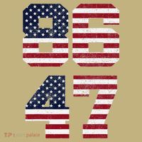 8647 Subtle Anti Funy 86 47 Retro America Flag Mousepad thumb 1