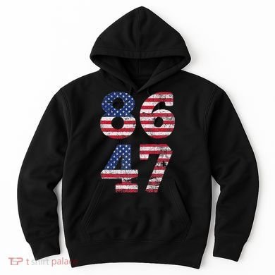 8647 Subtle Anti Trump Ironic Distressed Usa Flag Hoodie