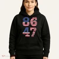 8647 Subtle Anti Trump Ironic Distressed Usa Flag Hoodie thumb 5