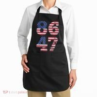 8647 Subtle Anti Trump Ironic Distressed Usa Flag Apron thumb 2