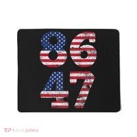 8647 Subtle Anti Trump Ironic Distressed Usa Flag Mousepad thumb 0