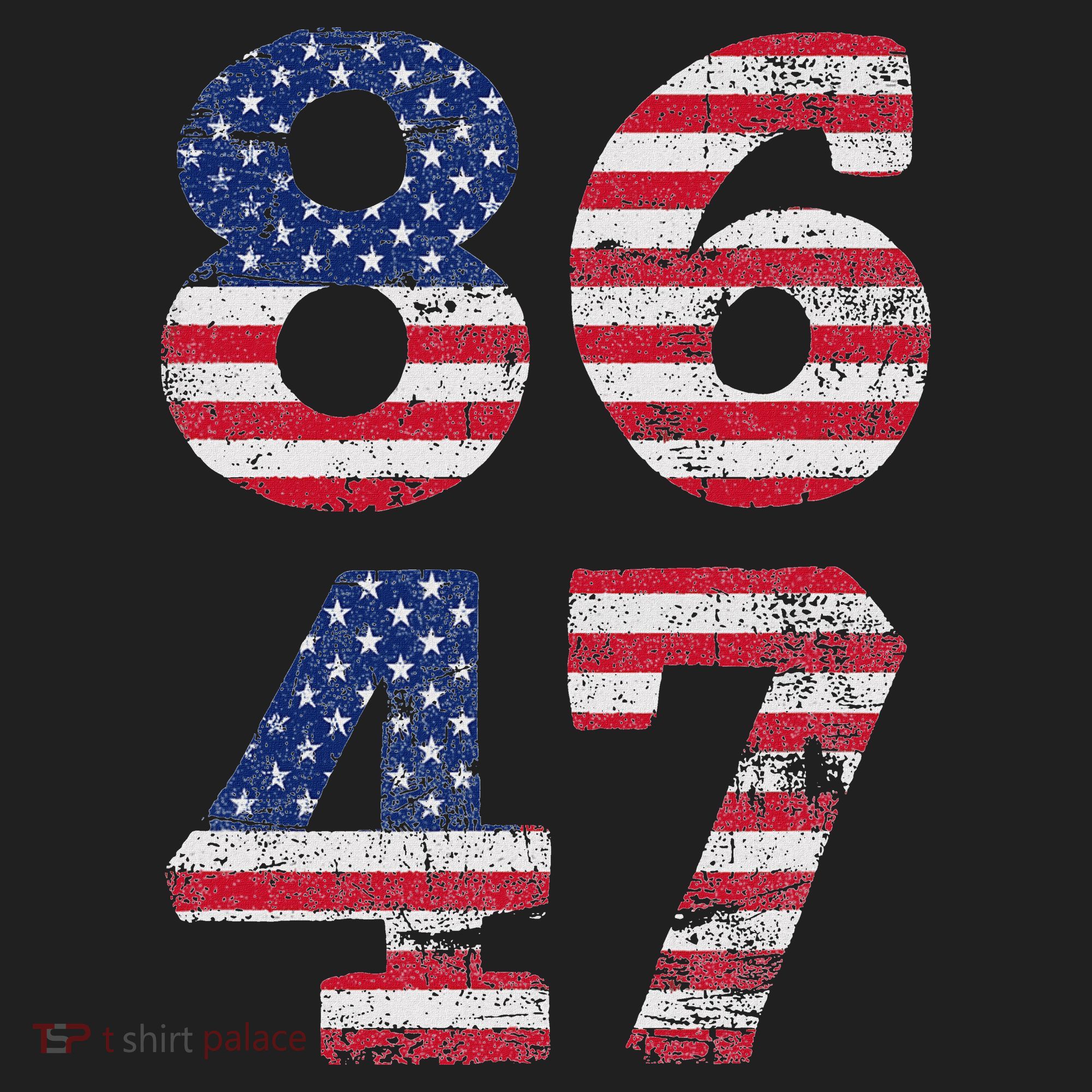 8647 Subtle Anti Trump Ironic Distressed Usa Flag Golf Towel