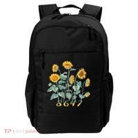 8647 Subtle Anti Trump 86 47 Sunflower Support Ukraine Backpack thumb 0