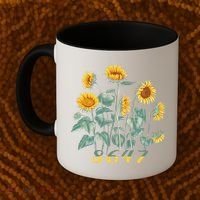 8647 Subtle Anti Trump 86 47 Sunflower Support Ukraine Coffee Mug thumb 2