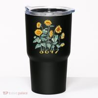 8647 Subtle Anti Trump 86 47 Sunflower Support Ukraine Tumbler thumb 0