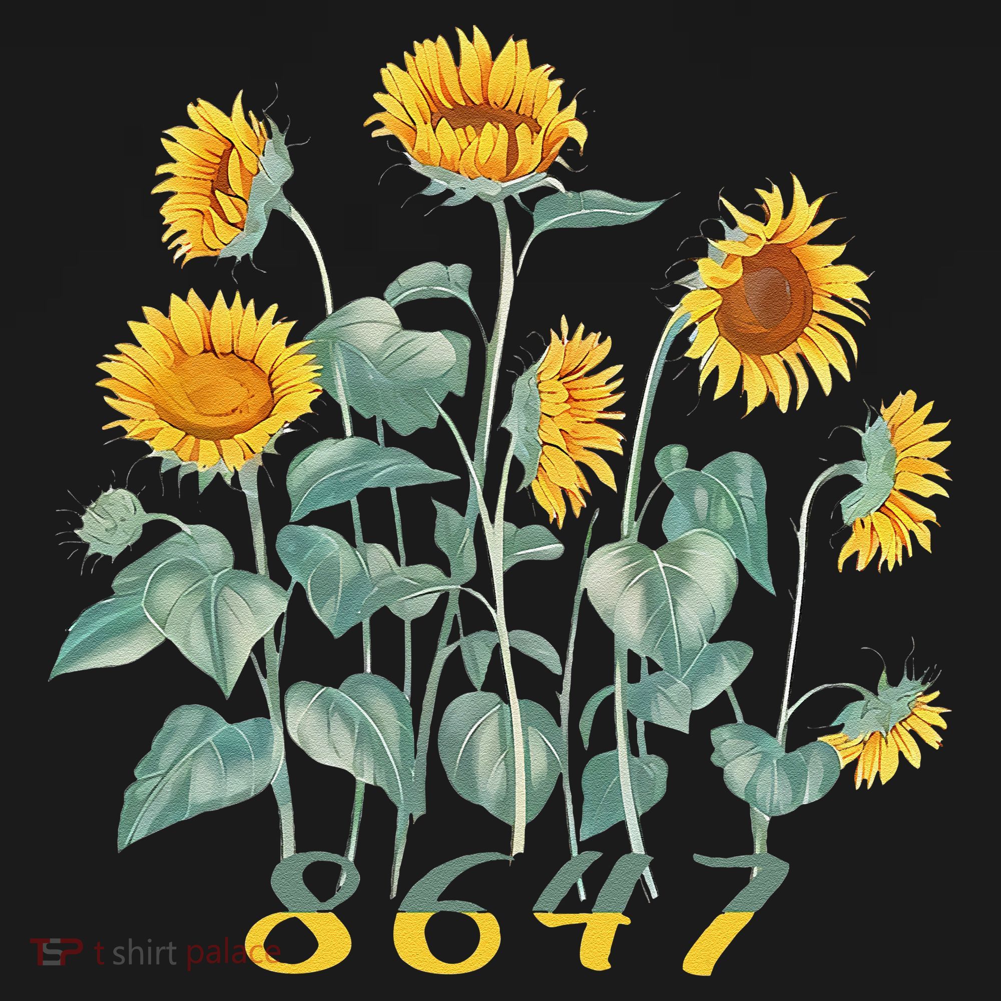 8647 Subtle Anti Trump 86 47 Sunflower Support Ukraine Women's Tank Top