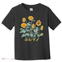 8647 Subtle Anti Trump 86 47 Sunflower Support Ukraine Toddler T-Shirt thumb 0