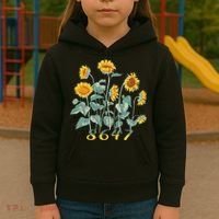 8647 Subtle Anti Trump 86 47 Sunflower Support Ukraine Kids Hoodie thumb 3