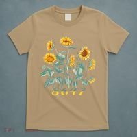 8647 Subtle Anti Trump 86 47 Sunflower Support Ukraine T-Shirt thumb 5