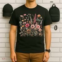 8647 Subtle Anti Trump 86 47 Floral Boho Style T-Shirt thumb 6