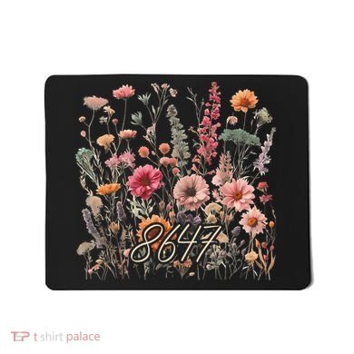 8647 Subtle Anti Trump 86 47 Floral Boho Style Mousepad