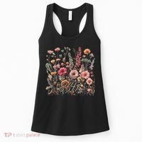 8647 Subtle Anti Trump 86 47 Floral Boho Style Women's Tank Top thumb 0