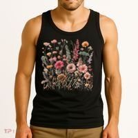 8647 Subtle Anti Trump 86 47 Floral Boho Style Tank Top thumb 3