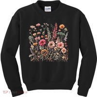 8647 Subtle Anti Trump 86 47 Floral Boho Style Kids Sweatshirt thumb 0