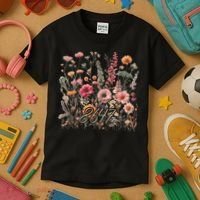 8647 Subtle Anti Trump 86 47 Floral Boho Style Kids T-Shirt thumb 3