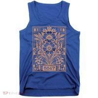 8647 Subtle Anti Trump Anti Maga 86 47 Floral Tank Top thumb 0