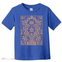8647 Subtle Anti Trump Anti Maga 86 47 Floral Toddler T-Shirt thumb 0