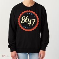 8647 Subtle Anti Funy 86 47 Retro Boho Style Women's Sweatshirt thumb 0
