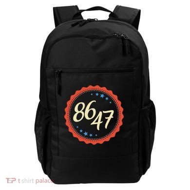 8647 Subtle Anti Funy 86 47 Retro Boho Style Backpack