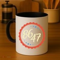 8647 Subtle Anti Funy 86 47 Retro Boho Style Coffee Mug thumb 4