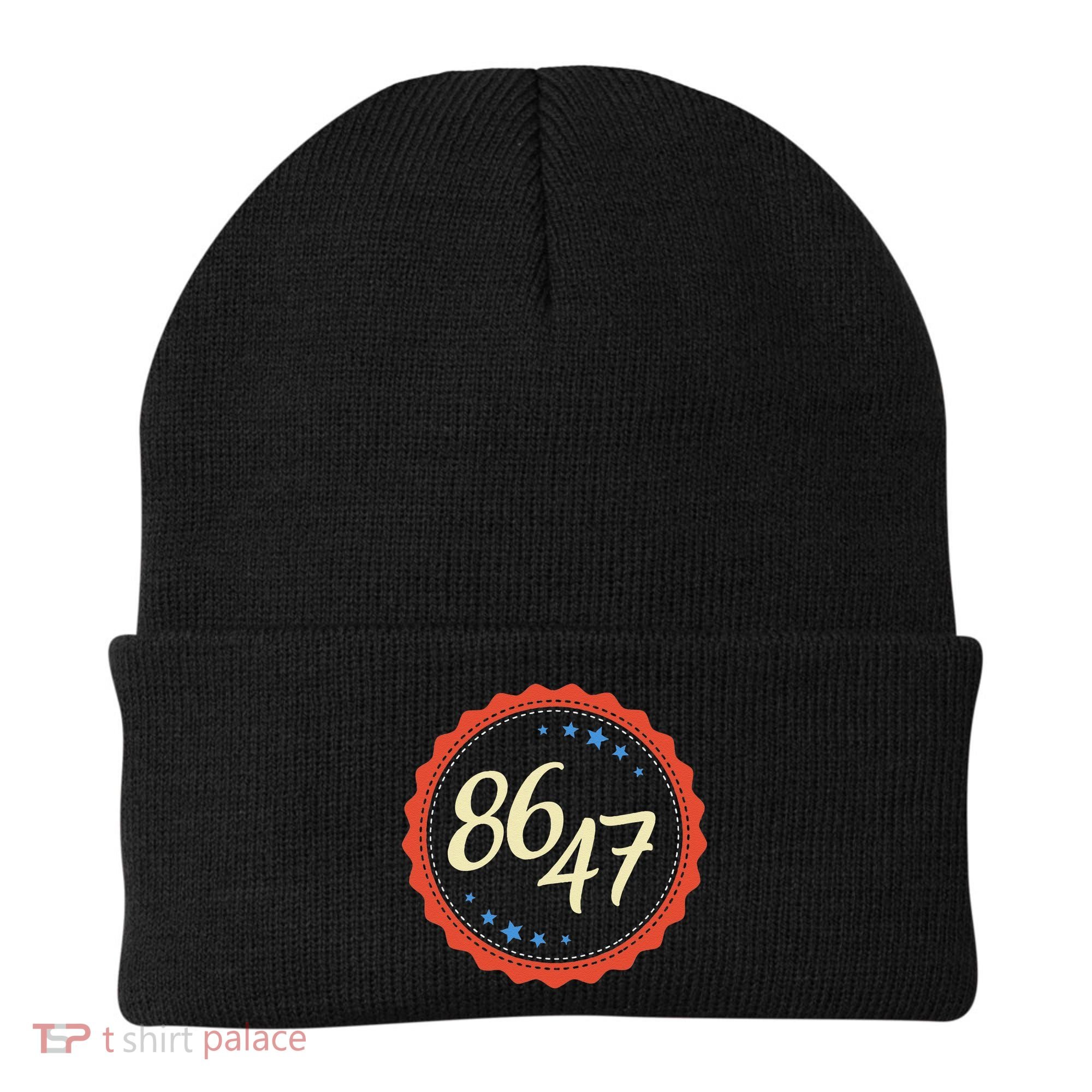 8647 Subtle Anti Funy 86 47 Retro Boho Style Beanie