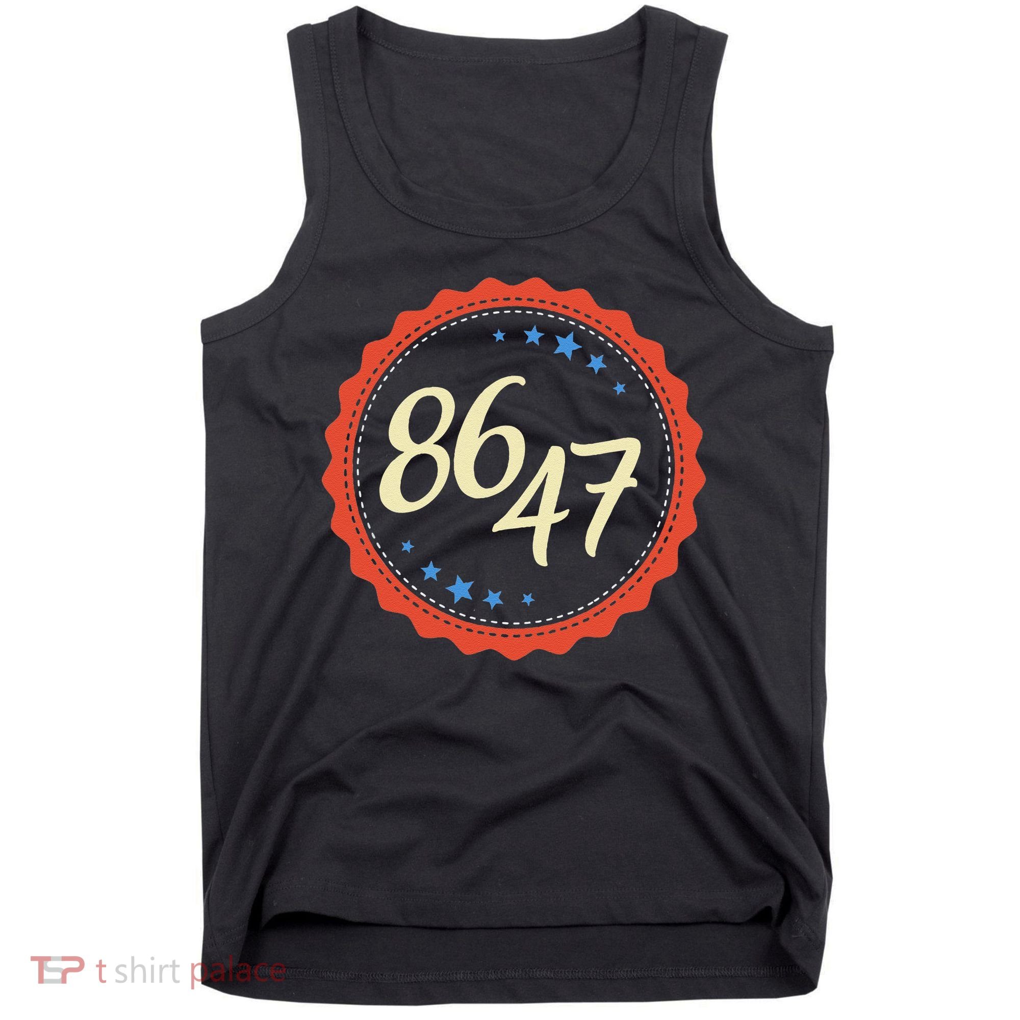 8647 Subtle Anti Funy 86 47 Retro Boho Style Tank Top