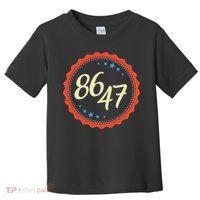 8647 Subtle Anti Funy 86 47 Retro Boho Style Toddler T-Shirt thumb 0