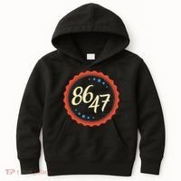 8647 Subtle Anti Funy 86 47 Retro Boho Style Kids Hoodie thumb 0