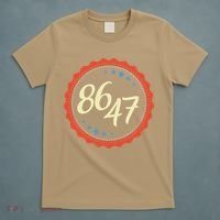 8647 Subtle Anti Funy 86 47 Retro Boho Style T-Shirt thumb 5