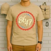 8647 Subtle Anti Funy 86 47 Retro Boho Style T-Shirt thumb 6