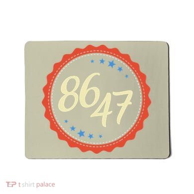 8647 Subtle Anti Funy 86 47 Retro Boho Style Mousepad