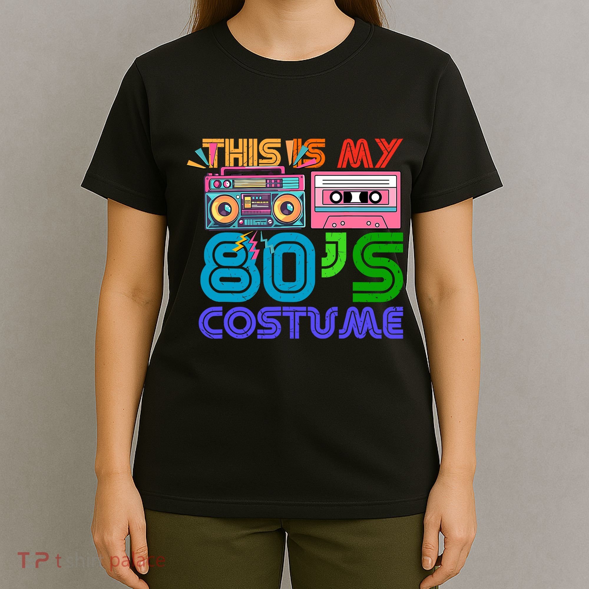 80s Styles Halloween 1980s This Is My 80s Costume T-Shirt