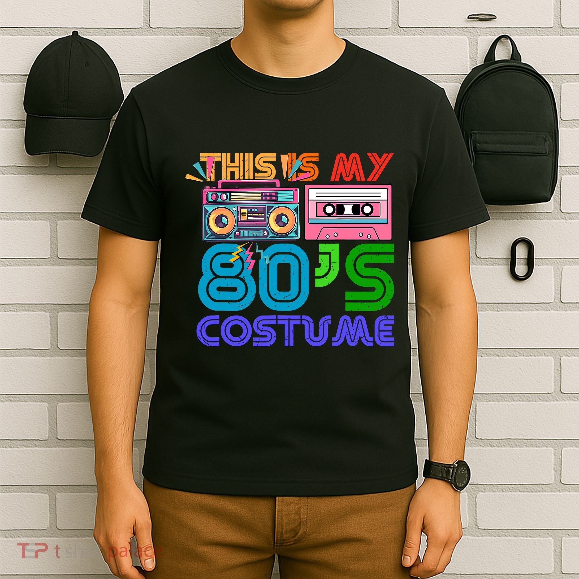 80s Styles Halloween 1980s This Is My 80s Costume T-Shirt
