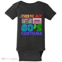 80s Styles Halloween 1980s This Is My 80s Costume Baby Bodysuit thumb 0