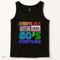 80s Styles Halloween 1980s This Is My 80s Costume Tank Top thumb 2