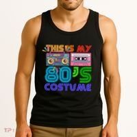 80s Styles Halloween 1980s This Is My 80s Costume Tank Top thumb 3