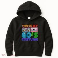 80s Styles Halloween 1980s This Is My 80s Costume Kids Hoodie thumb 0