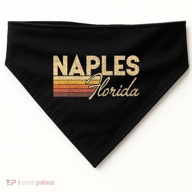 80s Style Naples Florida USA-Made Doggie Bandana