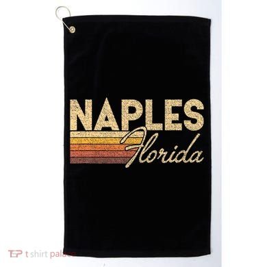 80s Style Naples Florida Golf Towel