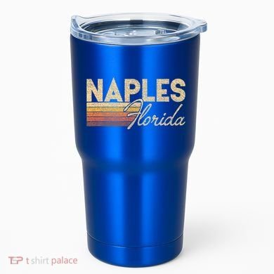 80s Style Naples Florida Tumbler