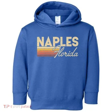 80s Style Naples Florida Toddler Hoodie