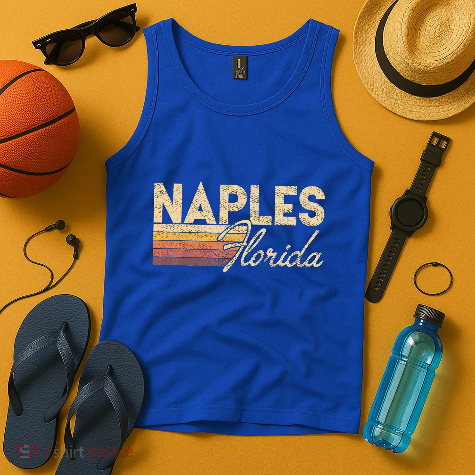 80s Style Naples Florida Tank Top