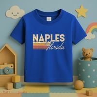 80s Style Naples Florida Toddler T-Shirt thumb 3