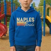 80s Style Naples Florida Kids Hoodie thumb 2