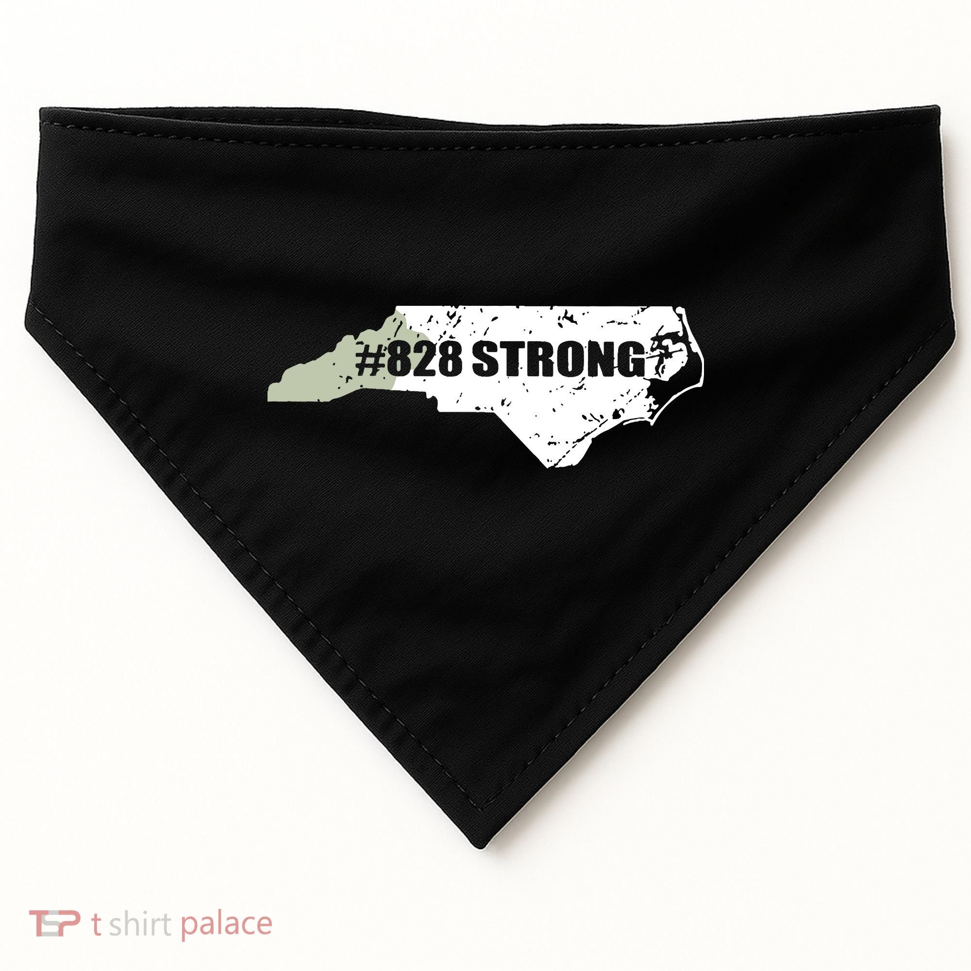 828 Strong North Carolina Hurricane Relief Awareness USA-Made Doggie Bandana